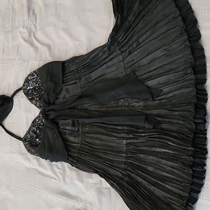 BCBG Maxazria NWT Black Silk Dress size 12